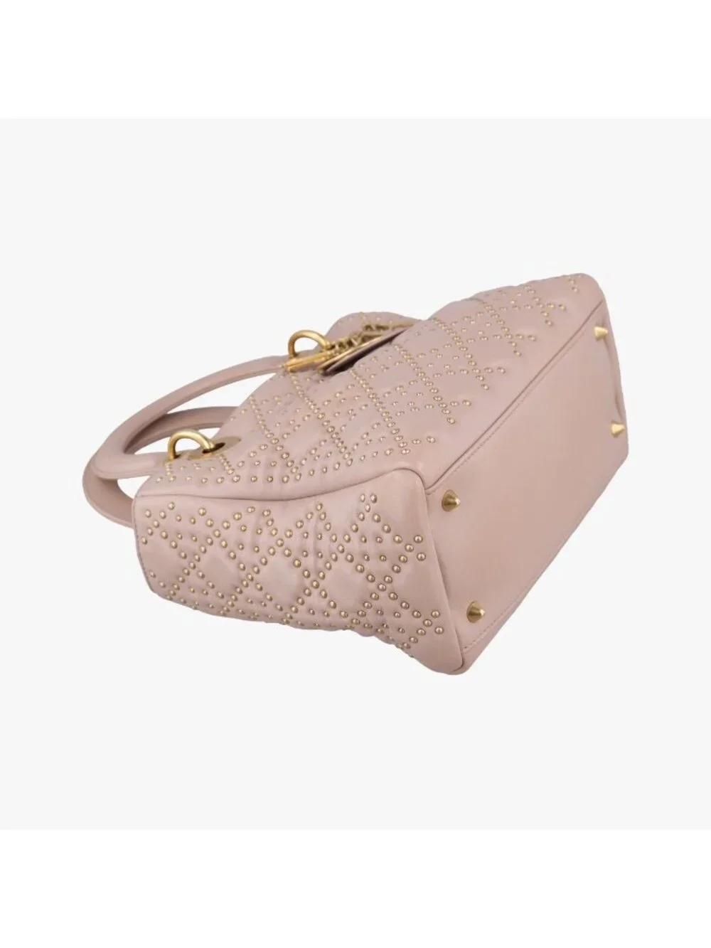 Dior Lady Pink Lambskin Handbag